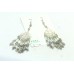 Earrings Silver 925 Sterling Dangle Drop Women Labradorite Stone Handmade B584